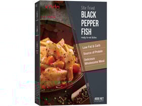 Stir Fried Black Pepper Fish